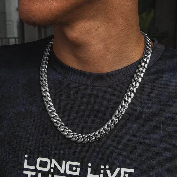 KALIKO cuban link "Delray" chain (silver) 12mm