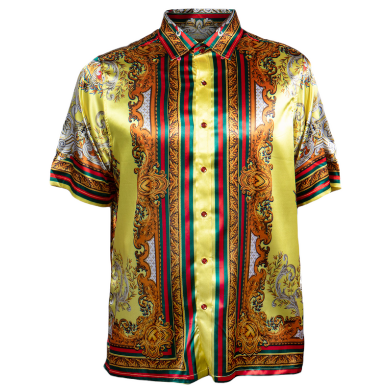 Prestige Luxury Shirt (Yellow/Red/Green) 408