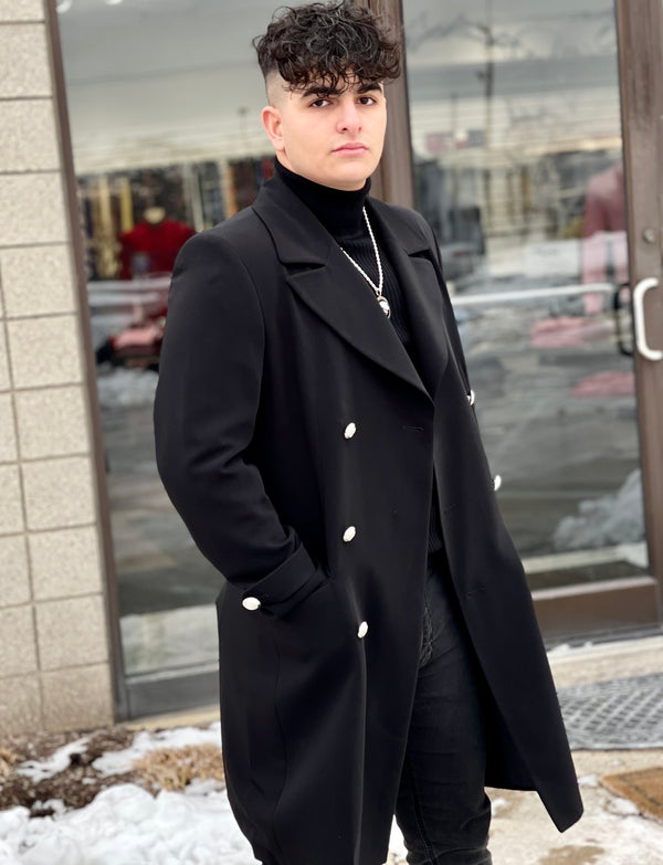 Berlin DB Lightweight Trench Coat (Black)