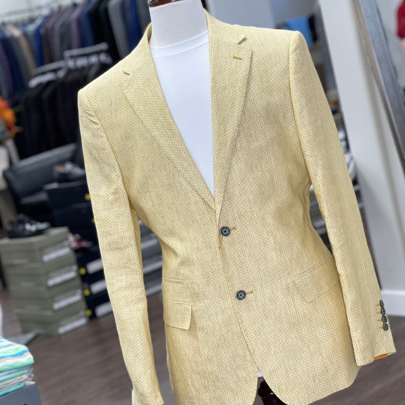 Inserch Linen "Birdseye" Blazer (Yellow)