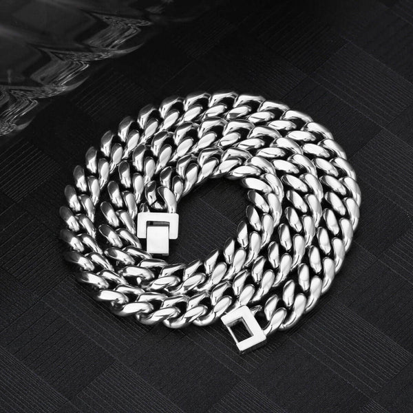 KALIKO cuban link "Delray" chain (silver) 12mm