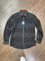 Lanzino "Stealth" Lace Shirt (Jet Black)