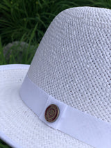 Bruno Capelo Straw Hat Luca (White/Red)