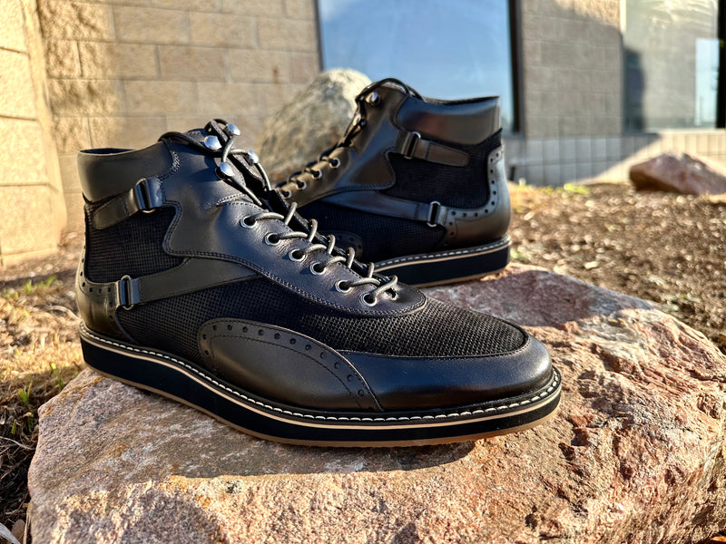 Giovanni "Westover" Boot (Black)