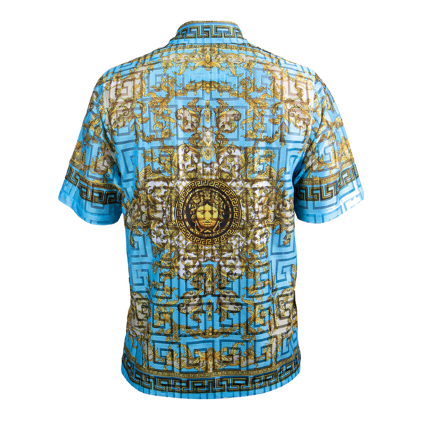 Prestige Lace Printed Shirt 2.0 (Blue) 252