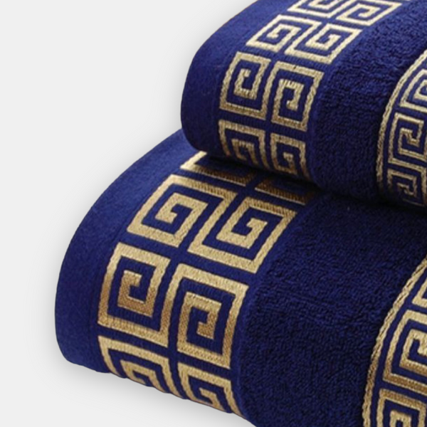 Kaliko Greek Key Bath Towel Set (3 colors)