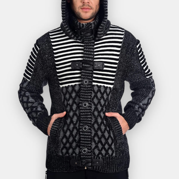 LCR Sweater Jacket (Black/Gray)