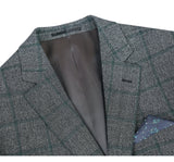 Renoir Sport Coat Window Pane (Gray/Green)